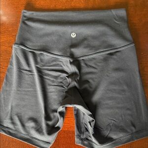 lululemon athletica Align Black High-Waist Bike Shorts